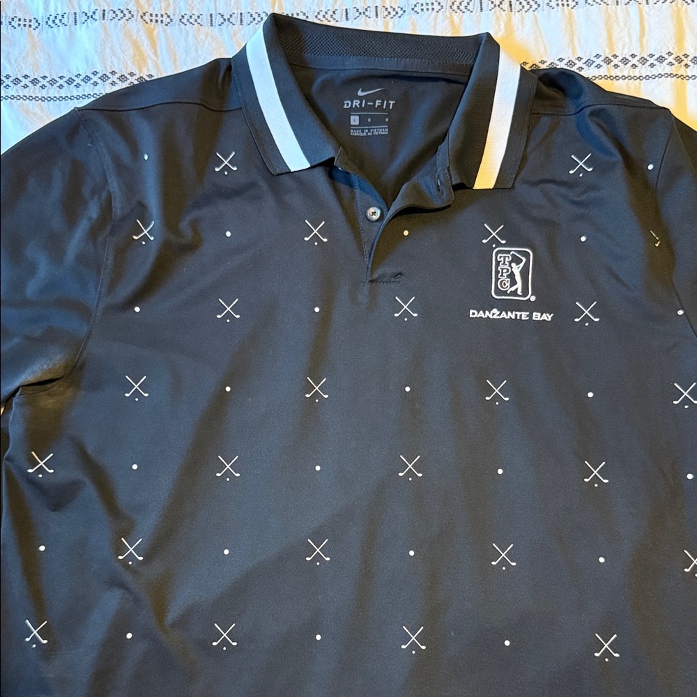 Nike Dri-FIT Black Polo Shirt